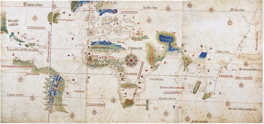 Planisphère de Cantino 1502